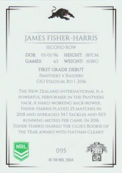 2019 NRL Elite #095 James Fisher-Harris Back